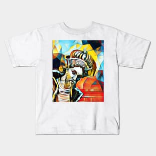 Dionysius of Halicarnassus Abstract Portrait | Dionysius of Halicarnassus Artwork 2 Kids T-Shirt